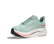 Men's Clifton 10 (SGNN - Sage/Neon Flame)