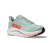 Men's Clifton 10 (SGNN - Sage/Neon Flame)