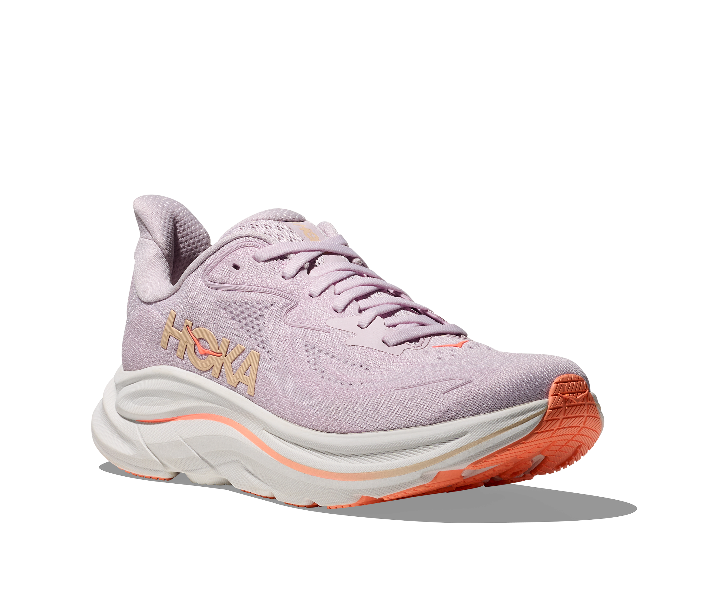Women's Clifton 10 (LRMT - Lilac Cream/Tangerine Glow)