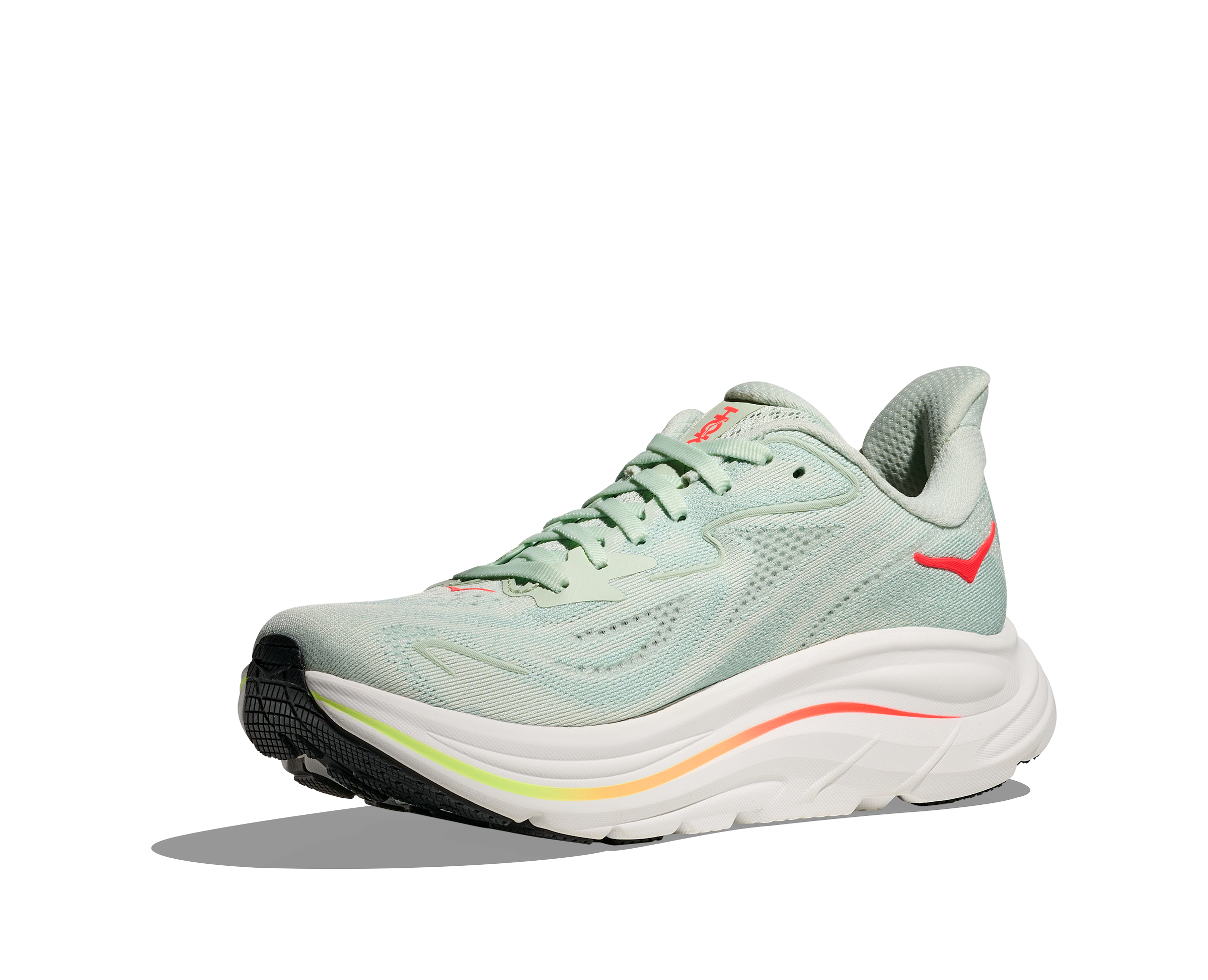 Women's Clifton 10 (SLSSN - Sea Glass/Neon Flame)