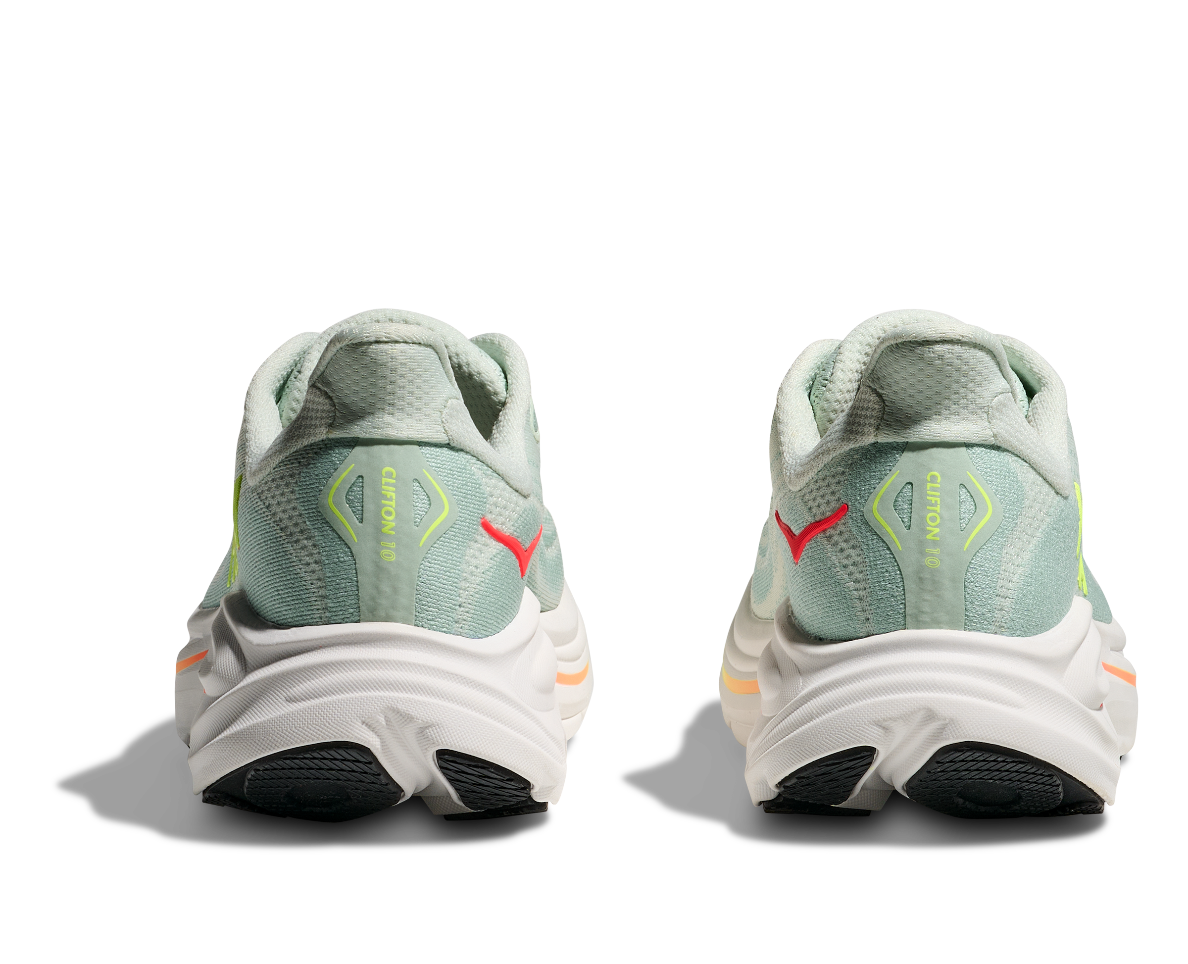 Women's Clifton 10 (SLSSN - Sea Glass/Neon Flame)