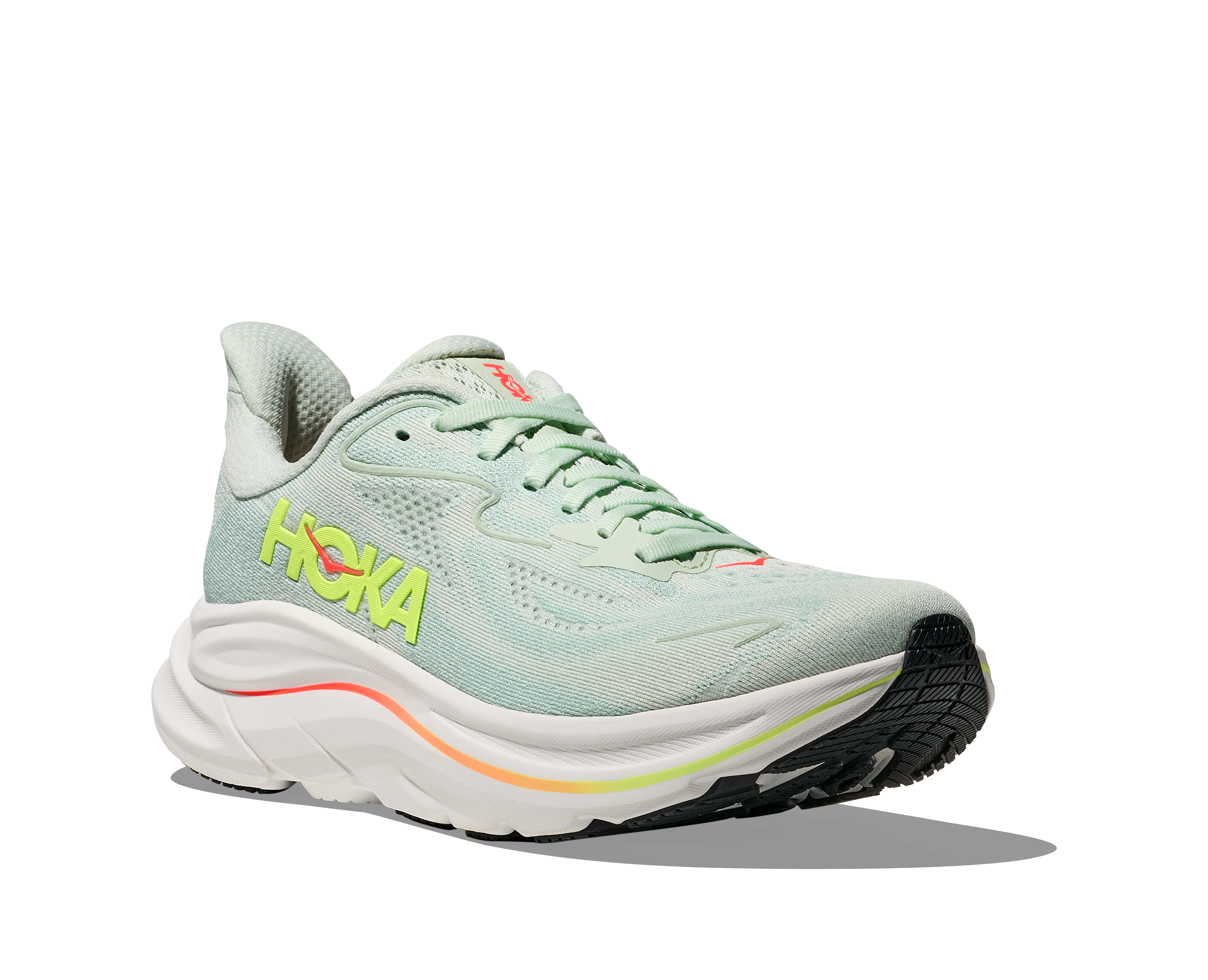 Women's Clifton 10 (SLSSN - Sea Glass/Neon Flame)