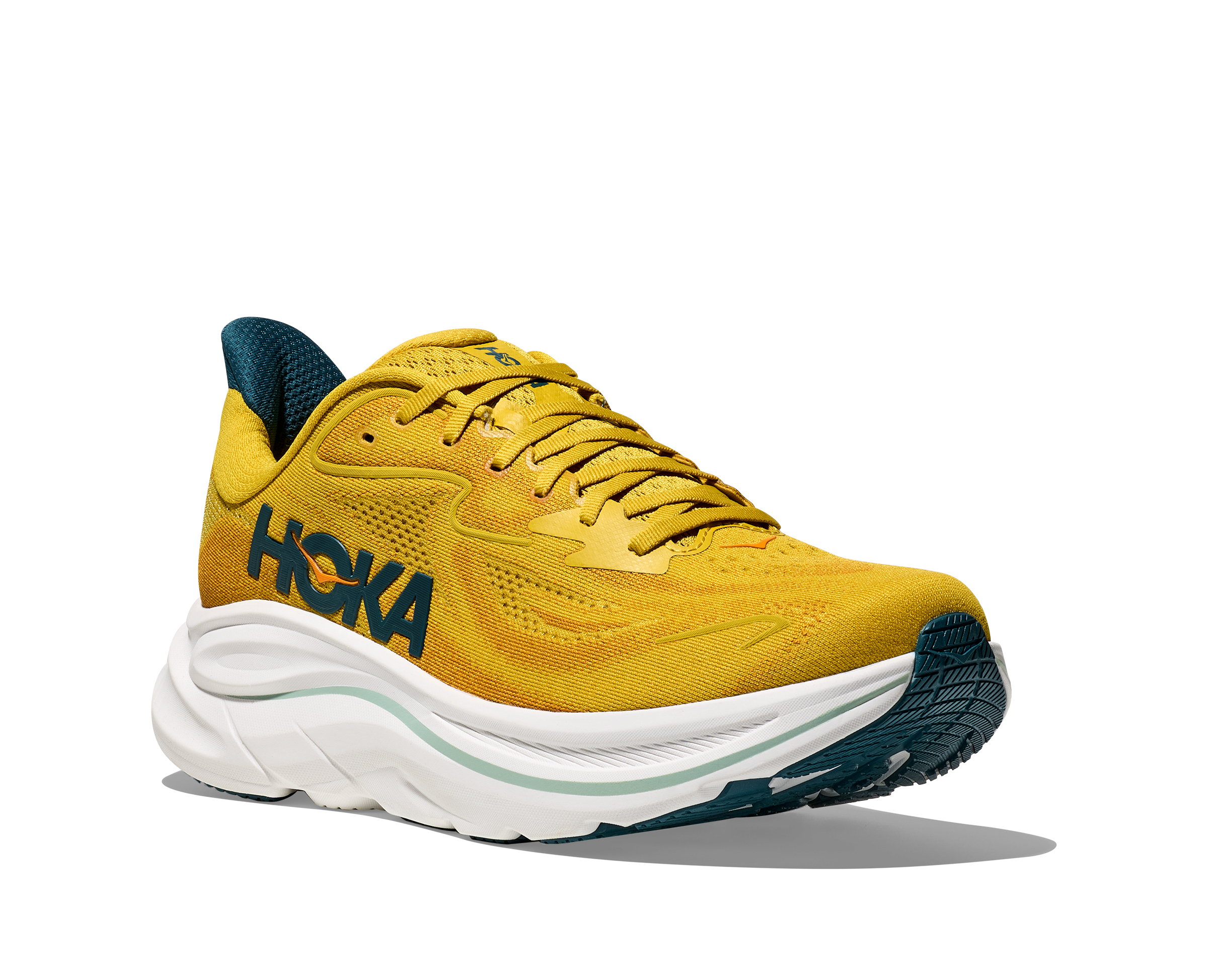 Men's Clifton 10 (YDT - Yellow Gold/Tidal Wave)