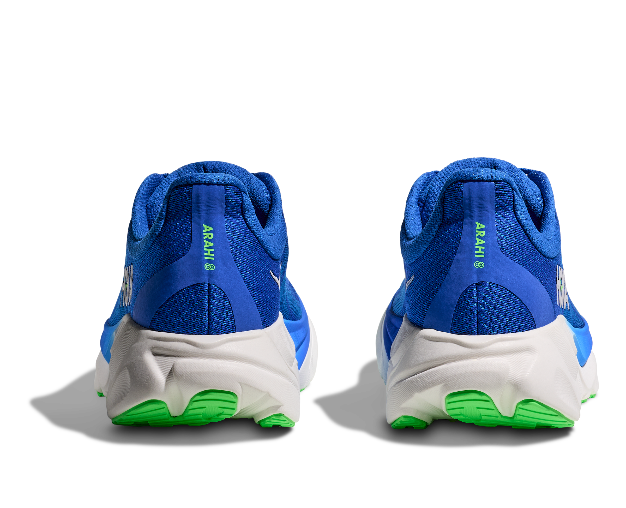 Men's Arahi 8 WIDE (CBLTB - Cobalt Blue/Neon Green)