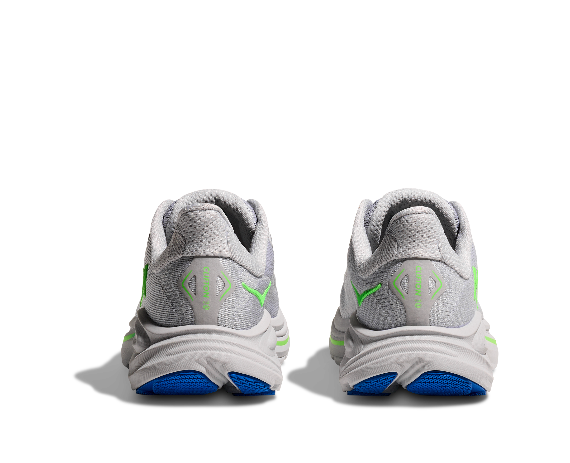 Big Kids Clifton 10 (AYNN - Ash Grey/Neon Green)