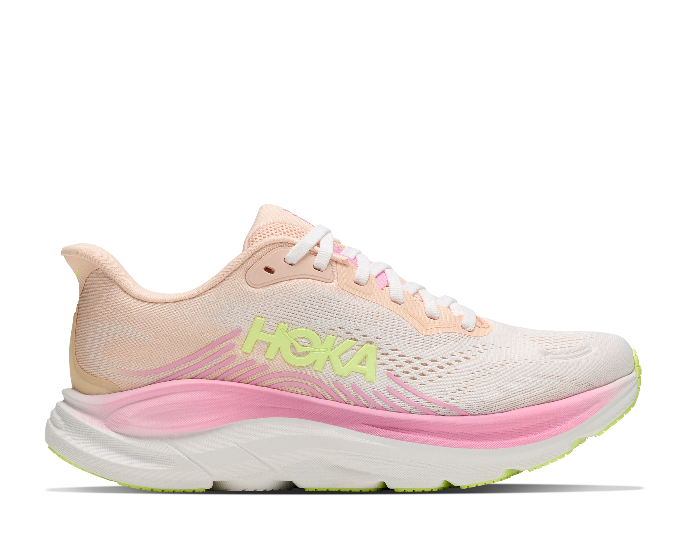 Women's Clifton 11 WIDE (TWW - Tangerine Glow/White)