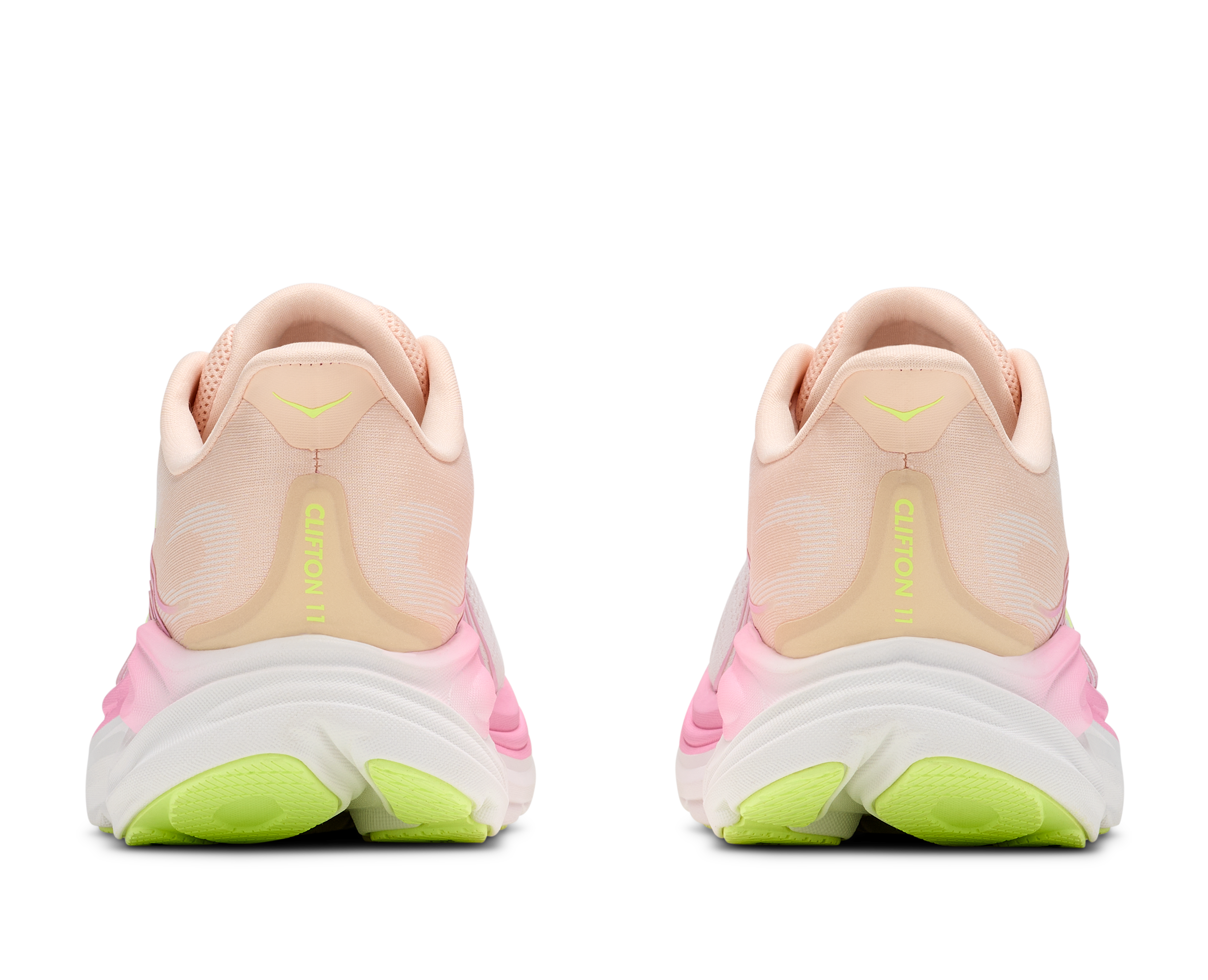 Women's Clifton 11 WIDE (TWW - Tangerine Glow/White)