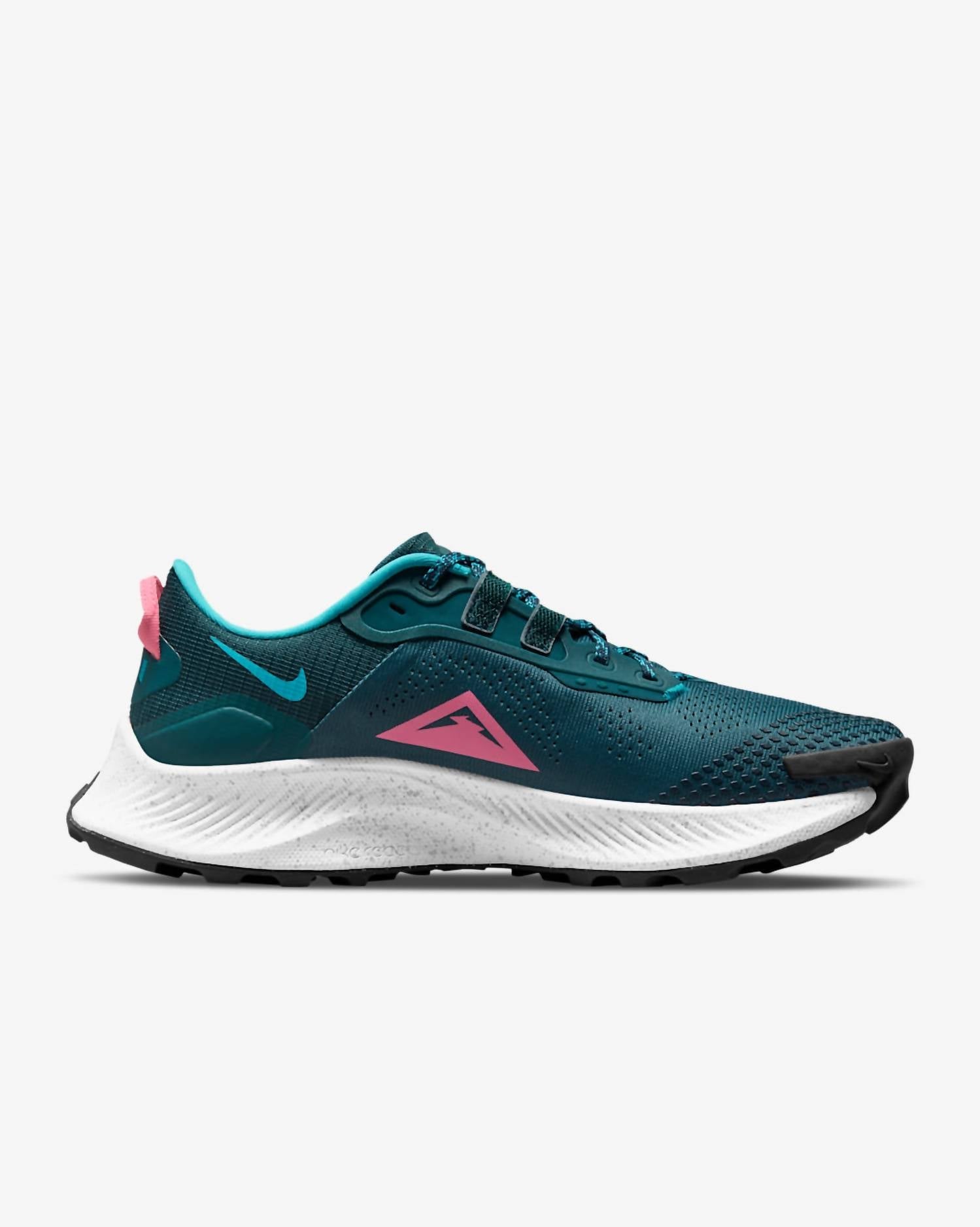 Women's Pegasus Trail 3 Running Shoes In Dark Teal Green/pink Glow