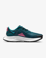 Women's Pegasus Trail 3 Running Shoes In Dark Teal Green/pink Glow