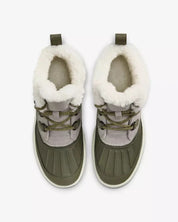 Women's Nike Woodside Chukka 2 537345-200 Boots US 6 Green Faux Fur Ankle RHS1829