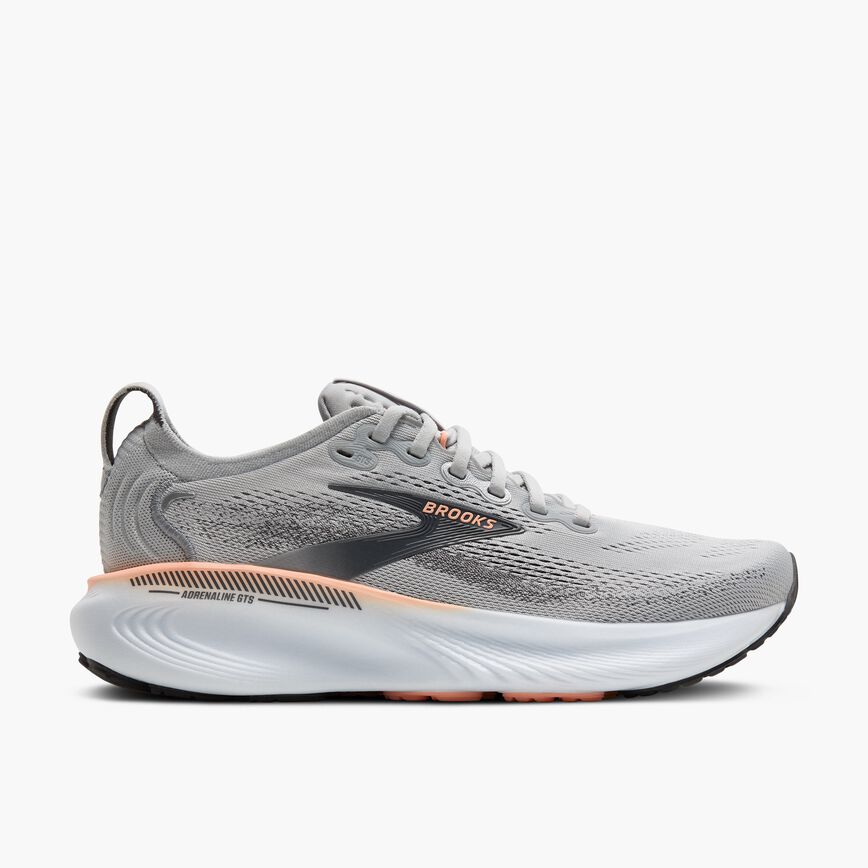 Women's Adrenaline GTS 25 WIDE (032 - Grey/Blackened Pearl/Coral)