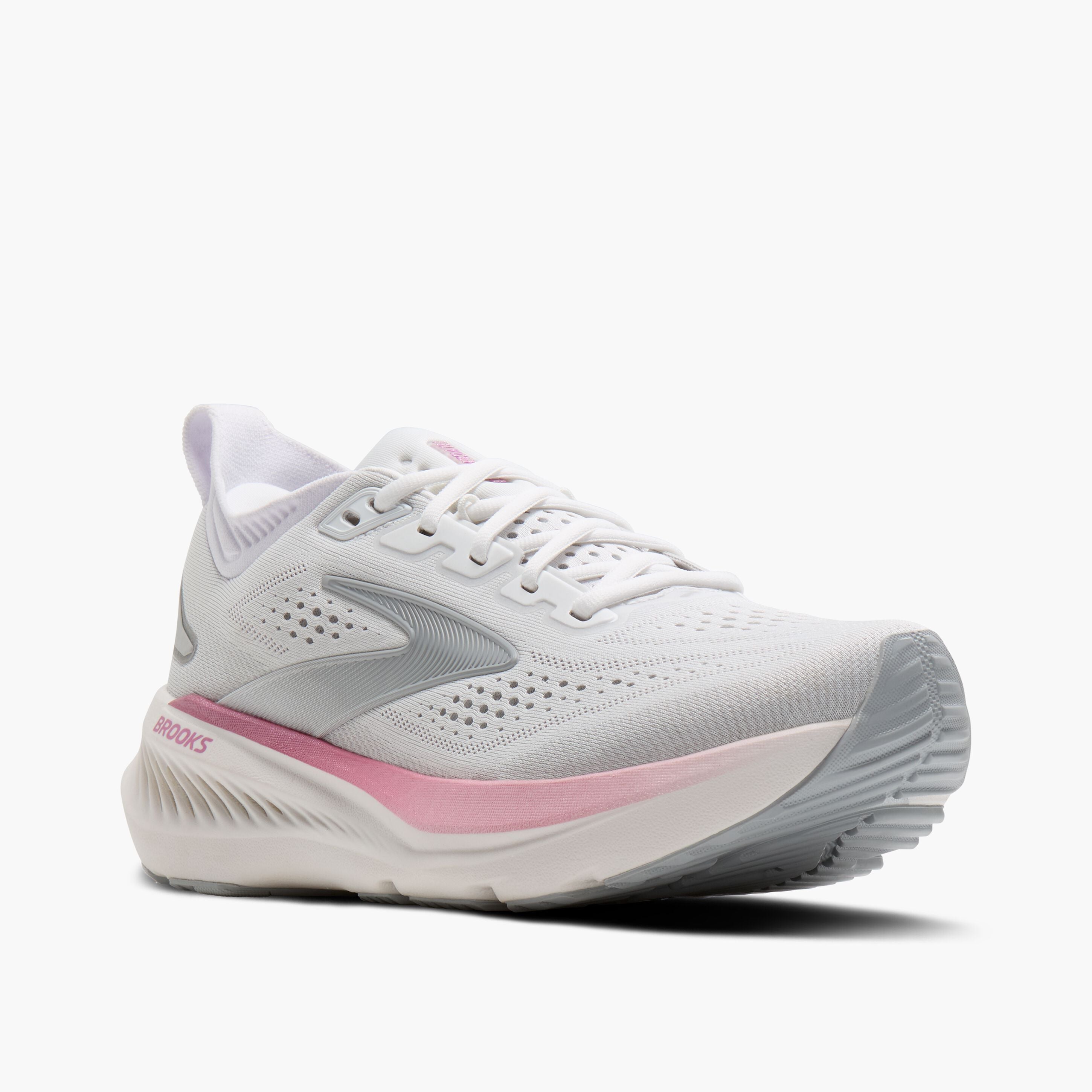 Women's Glycerin 23 WIDE (133- White/Harbor Mist/ Metallic)