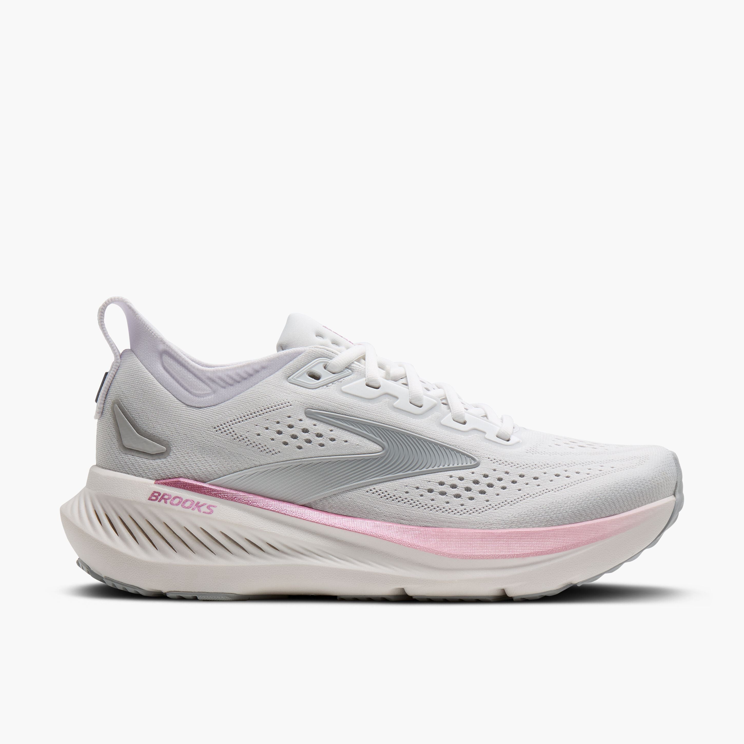 Women's Glycerin 23 WIDE (133- White/Harbor Mist/ Metallic)