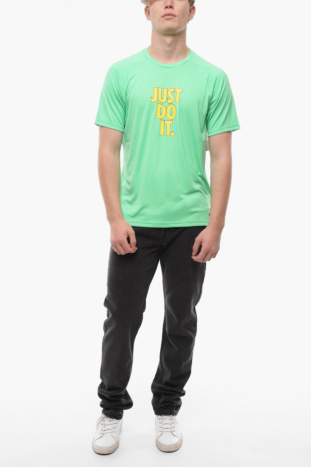 SWIM Crewneck T-Shirt HYDROGU with Patch Logo