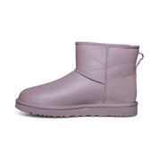 UGG Classic Mini Pearlized Pale Smoke Boots - Women's