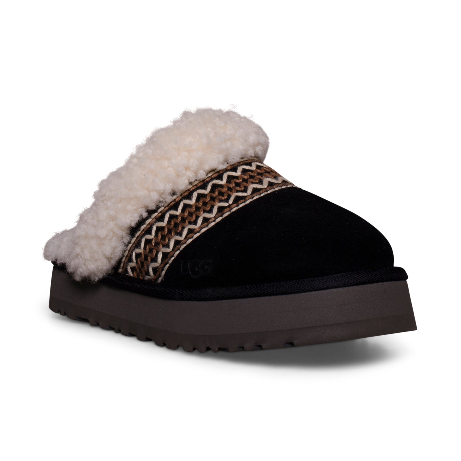 UGG Disquette Atherson Black Slippers - Women's