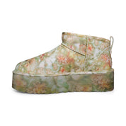 UGG X Collina Strada Ultra Mini Platform Green Floral Boots - All Gender