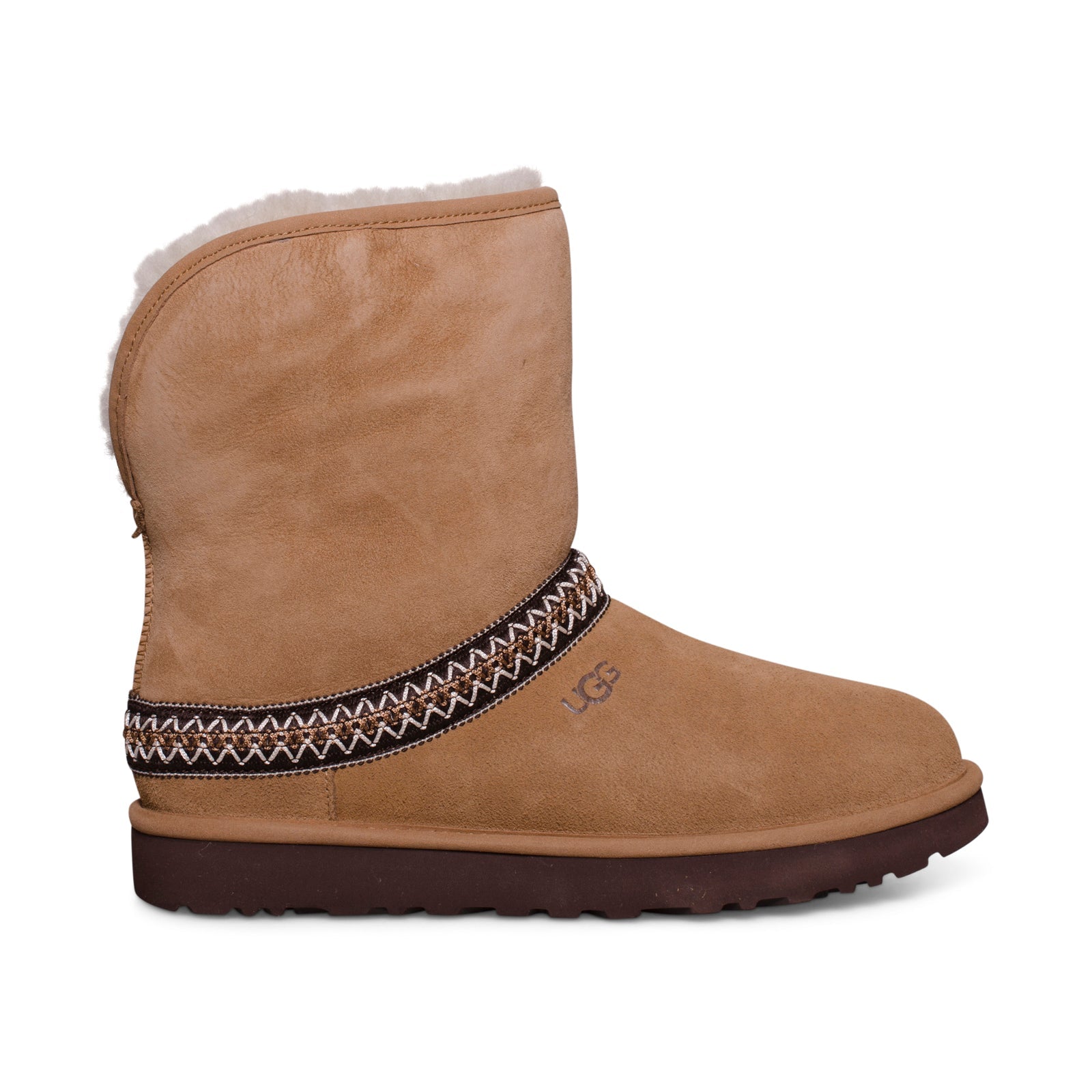 UGG Classic Short Crescent Chestnut Boots - Women's