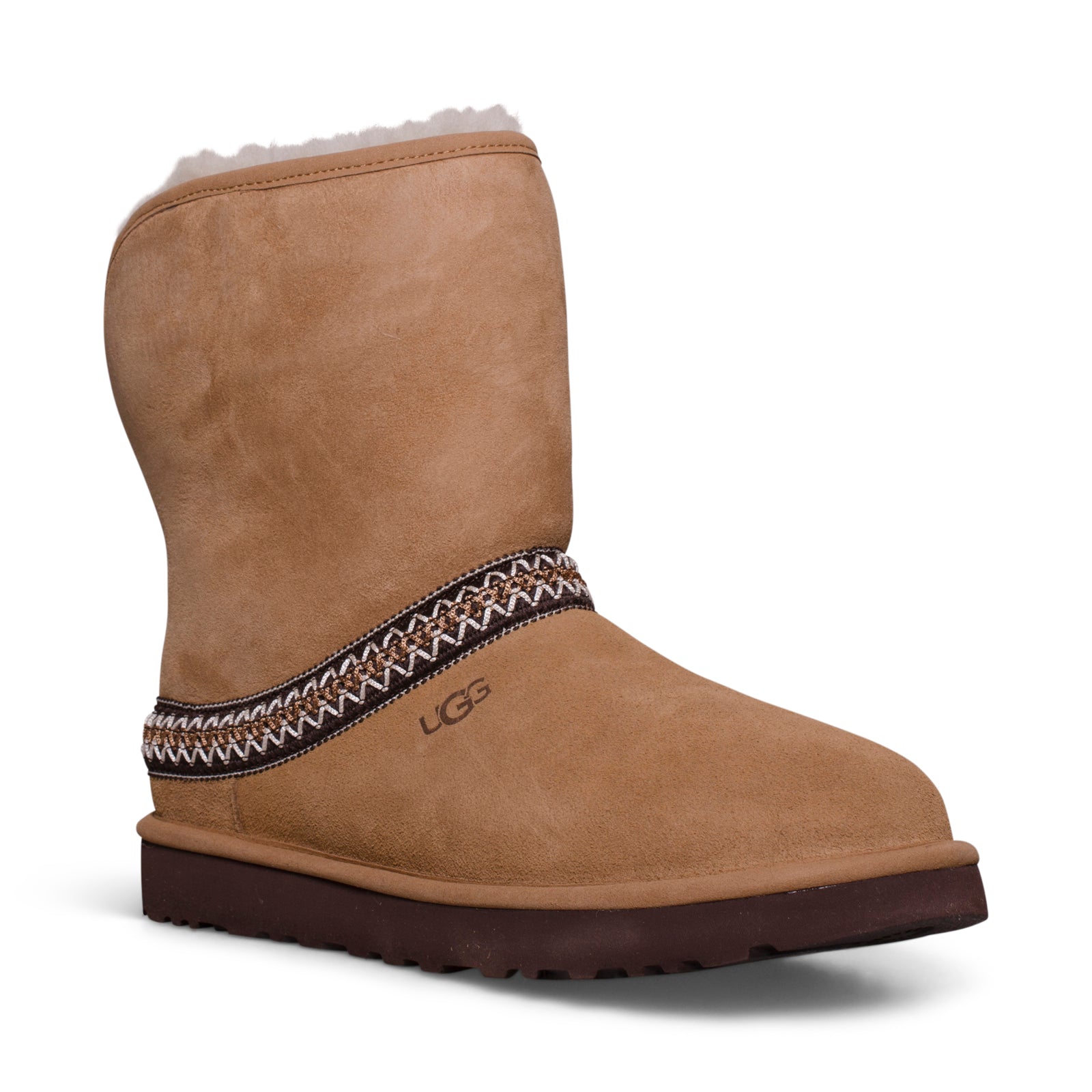 UGG Classic Short Crescent Chestnut Boots - Women's