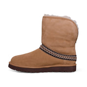 UGG Classic Short Crescent Chestnut Boots - Women's