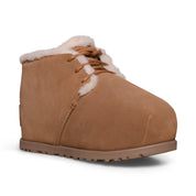 UGG Pumped Lace Up Chestnut Boots - Women's