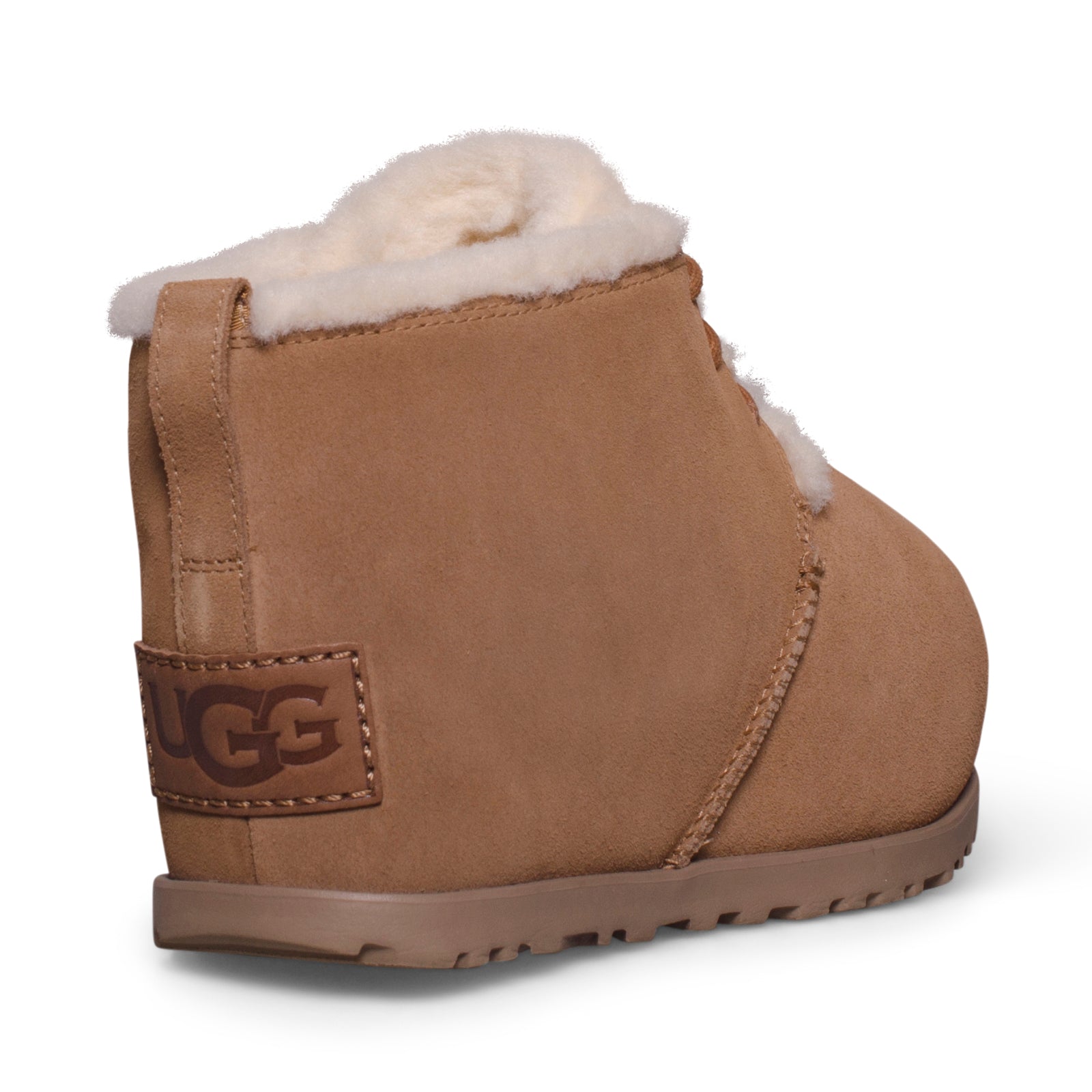 UGG Pumped Lace Up Chestnut Boots - Women's