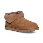 UGG Classic Ultra Mini Maxi Curly Chestnut Boots - Women's