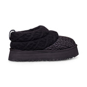 UGG Tazz Villa Knit Black Slippers - Women's