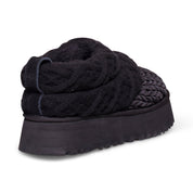 UGG Tazz Villa Knit Black Slippers - Women's