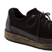 Men's Honnef Low Suede Leather Lace Up Shoes In Black
