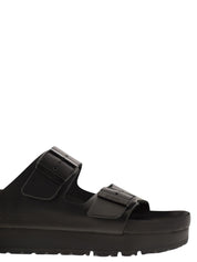 Arizona Platform - Slipper With Leather Buckles