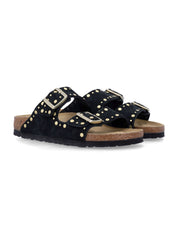 Arizona Rivet Suede Micro Stud Sandals