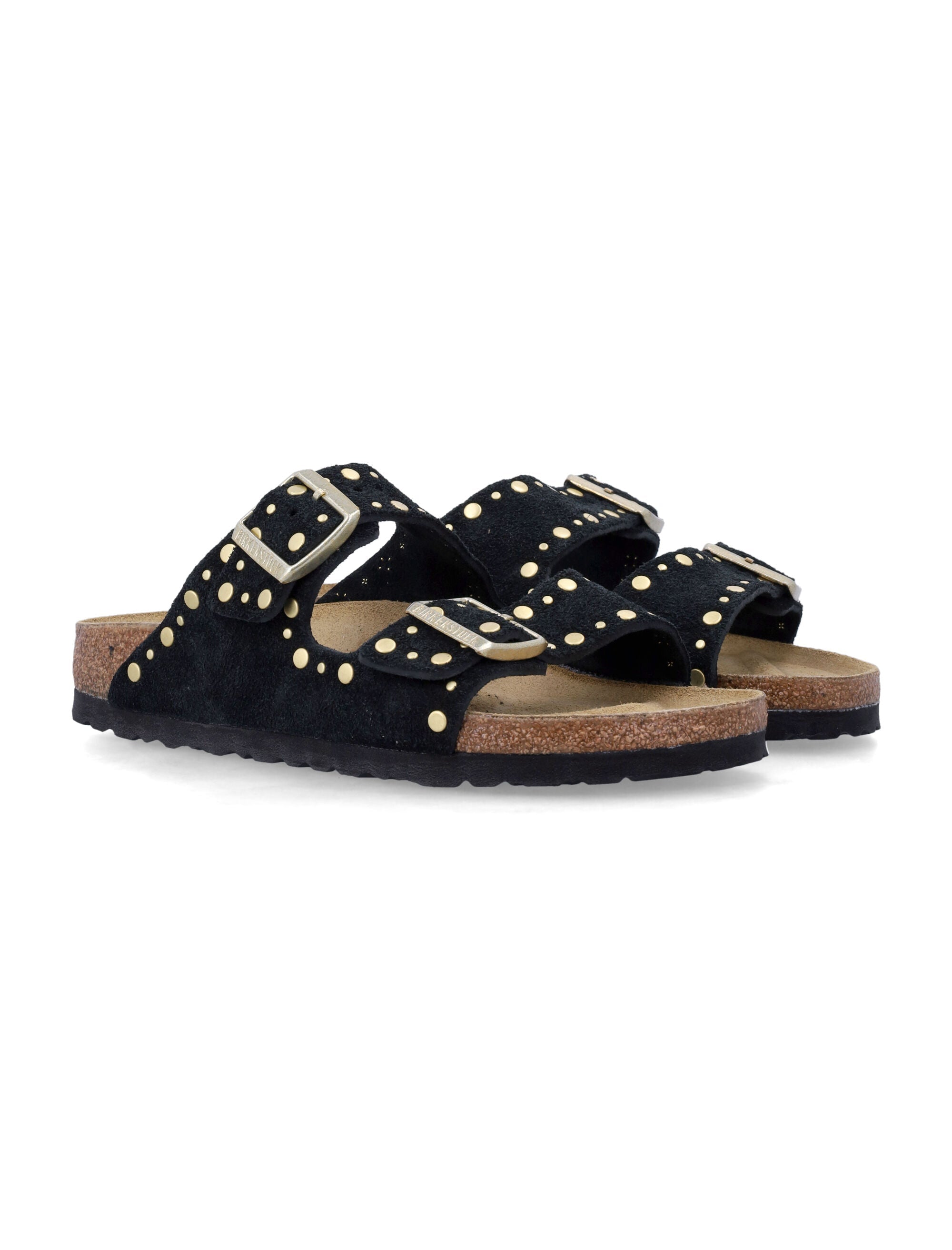 Arizona Rivet Suede Micro Stud Sandals