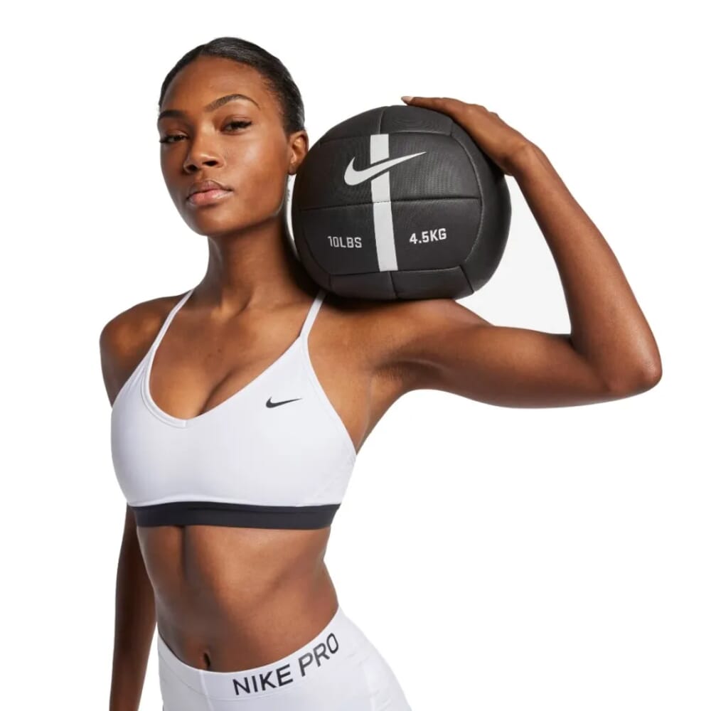 Women's Nike Indy Bra White/Black 878614-100