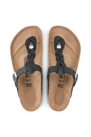 Women's Gizeh Braided Sandal In Black