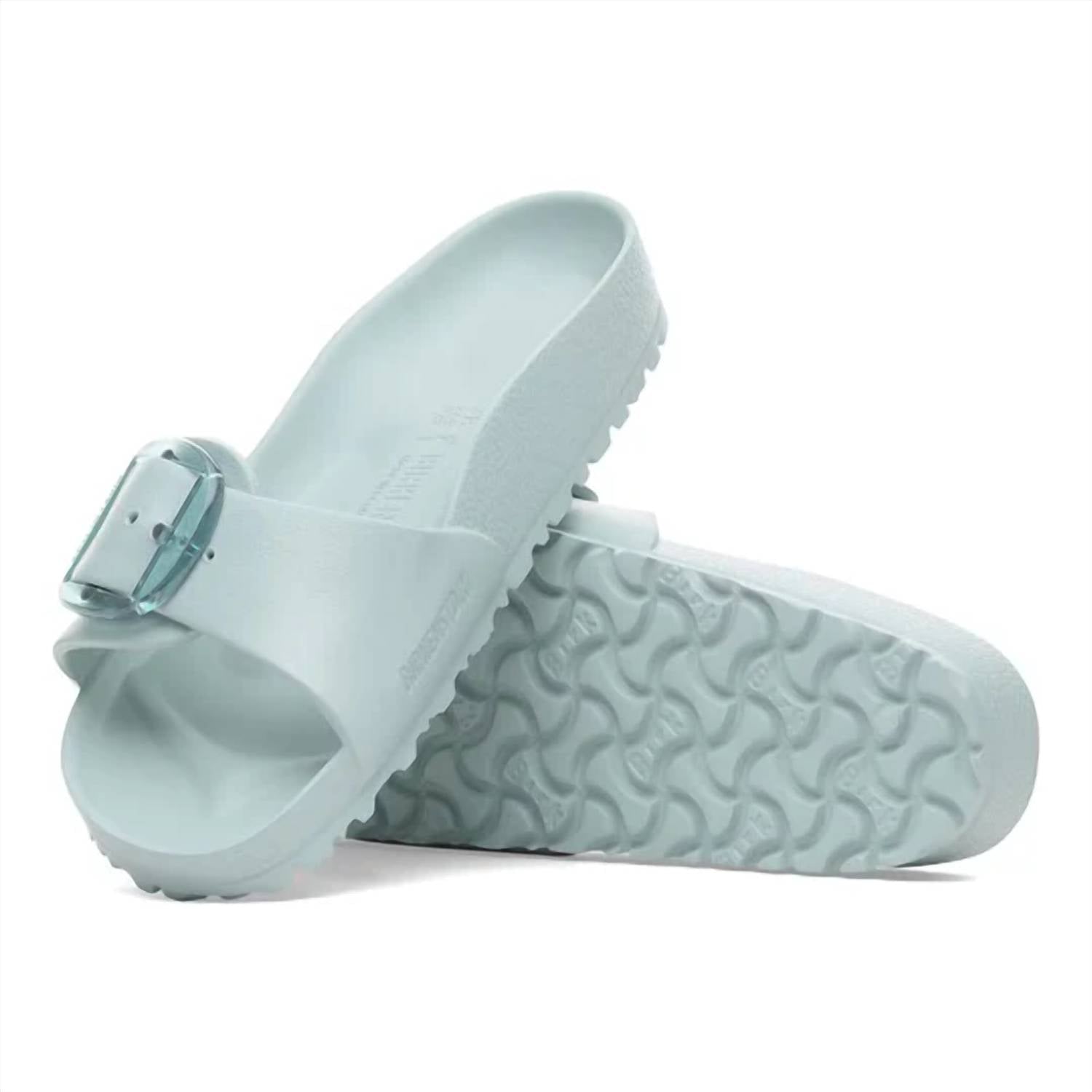 Women's Madrid Big Buckle Eva Sandals In Surf Green