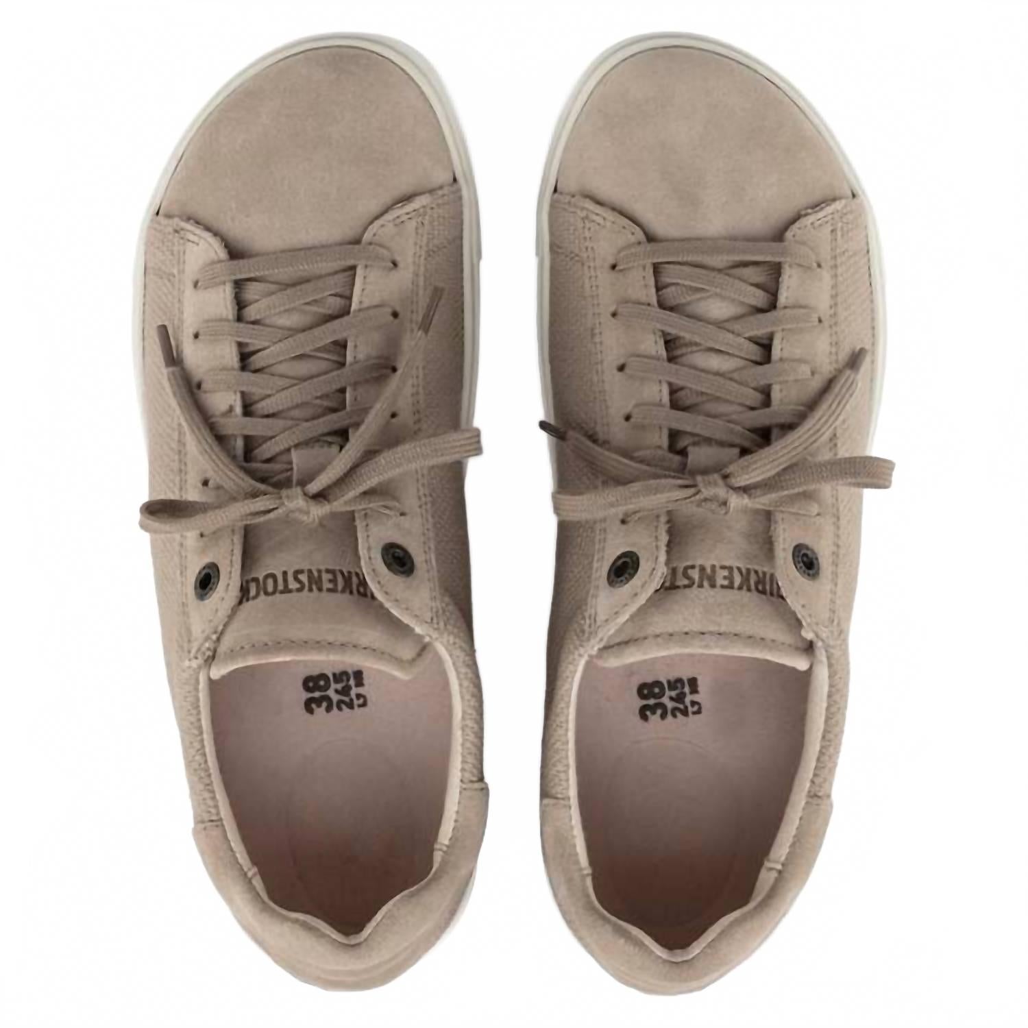 Women's Bend Low Canvas-Suede Sneakers In Sandcastle