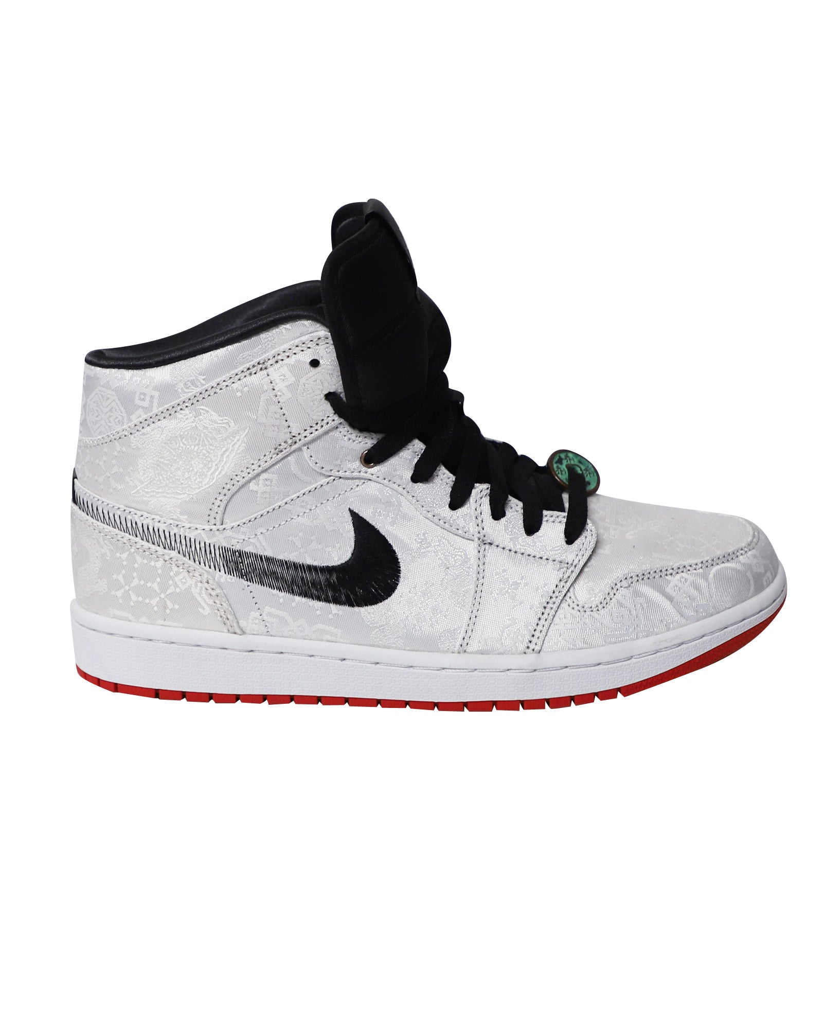 Edison Chen x Air Jordan 1 Mid “Fearless” CLOT in White Canvas