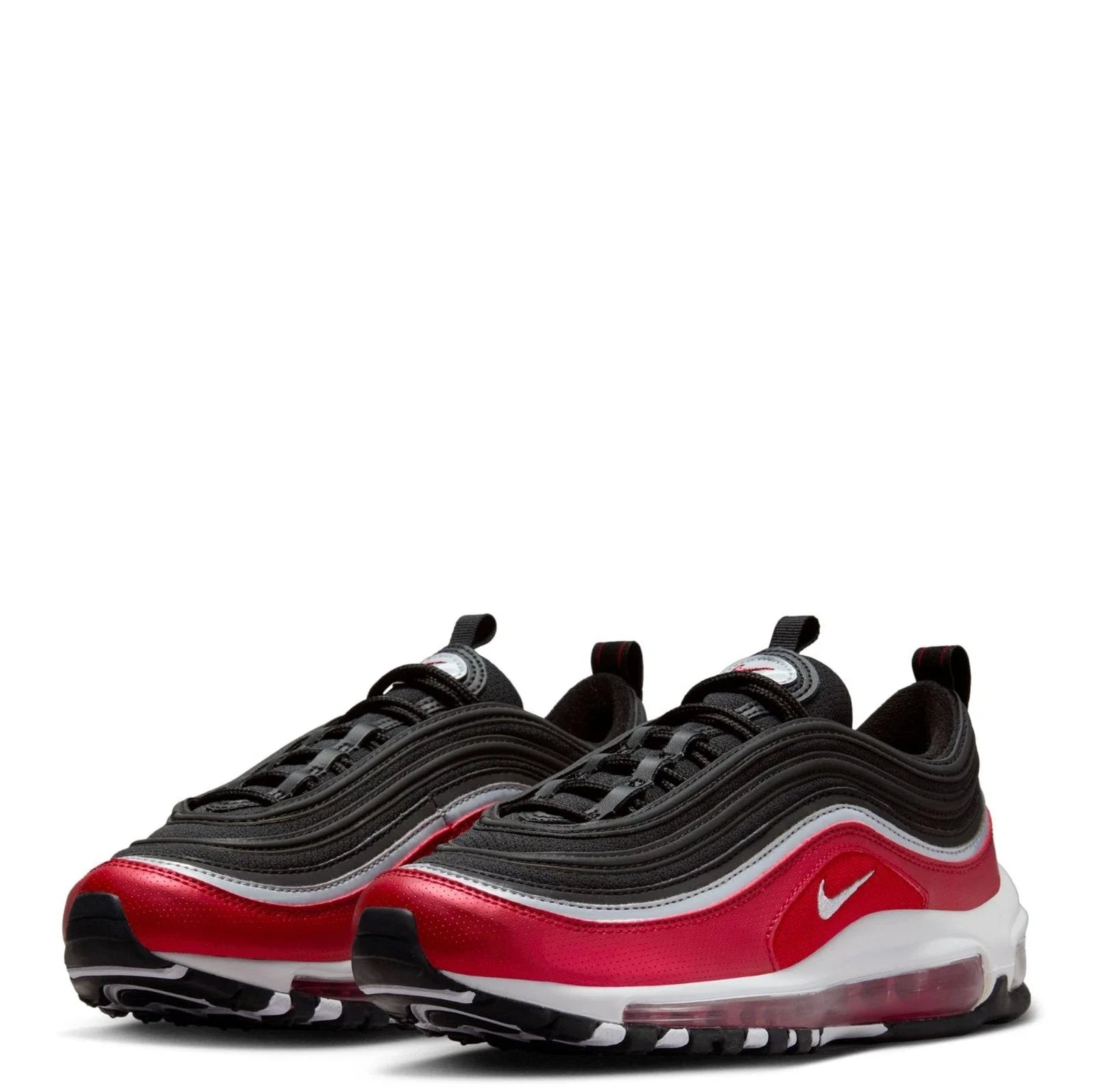 Youth Nike Air Max SE FB3245- Sneakers Black Red Lifestyle Shoes HTAT46