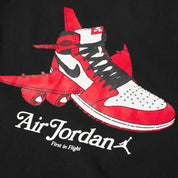 Men's Nike Air Jordan 1 Flight Tee Black/Red CN3596-010
