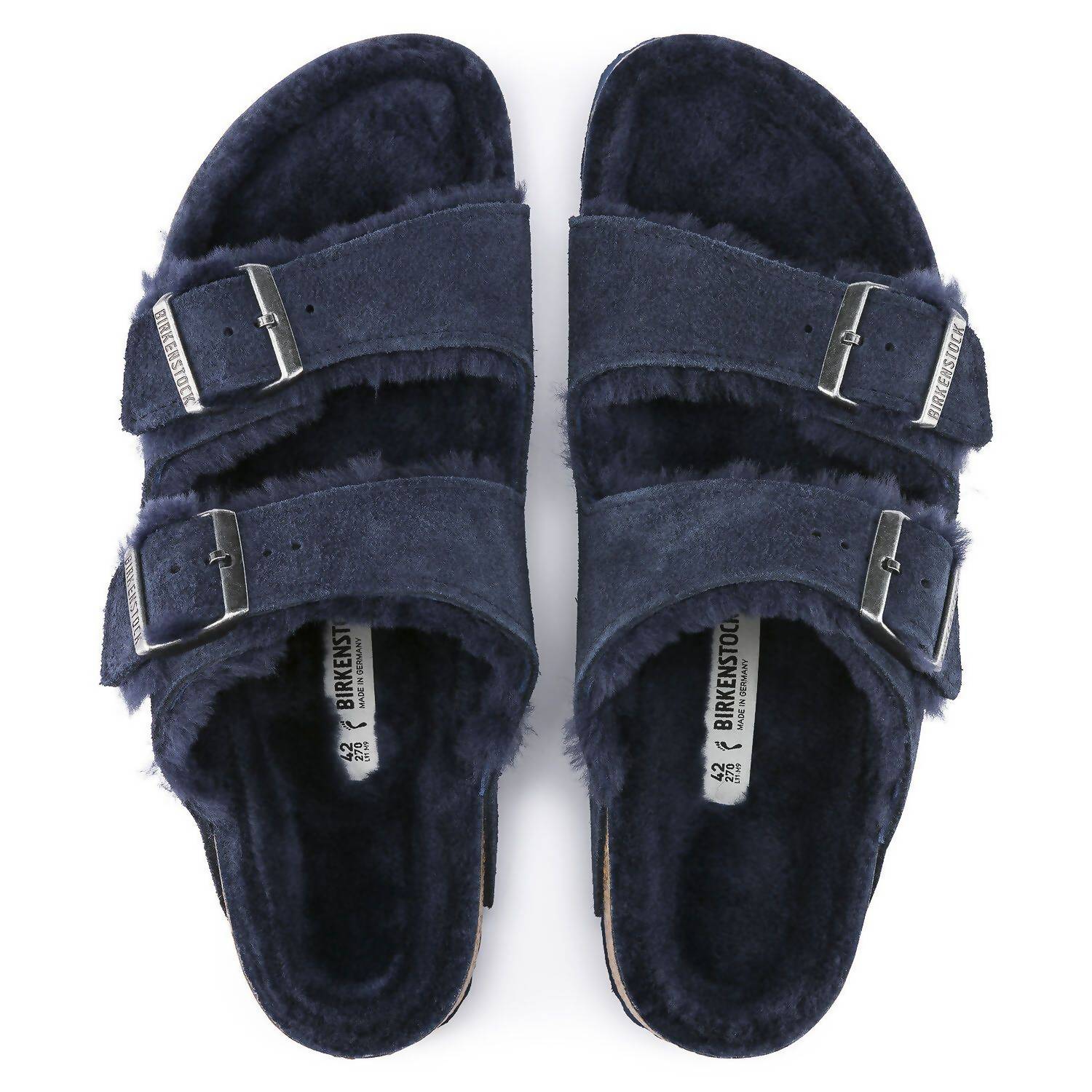 Women's Arizona Fur Shearling Sandal In Midnight