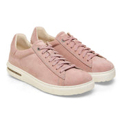 Womne's Bend Low Suede Leather Sneakers - Narrow In Pink Clay