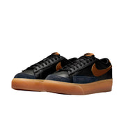 Women's Nike Blazer Low Platform Black / Light Bristish Tan - White DJ0292-003