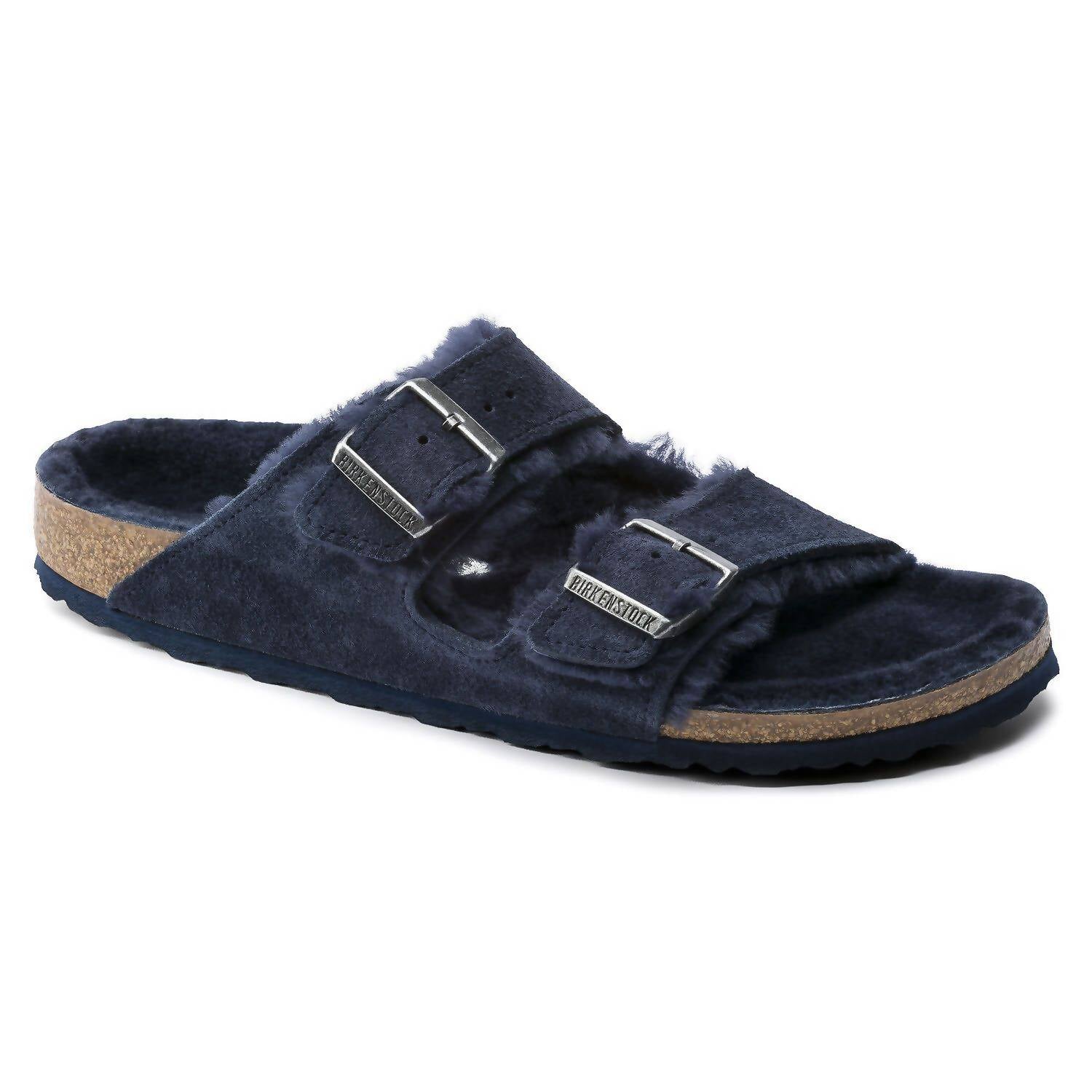 Women's Arizona Fur Shearling Sandal In Midnight