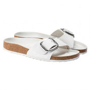 Women's Madrid Big Buckle Sandal In White