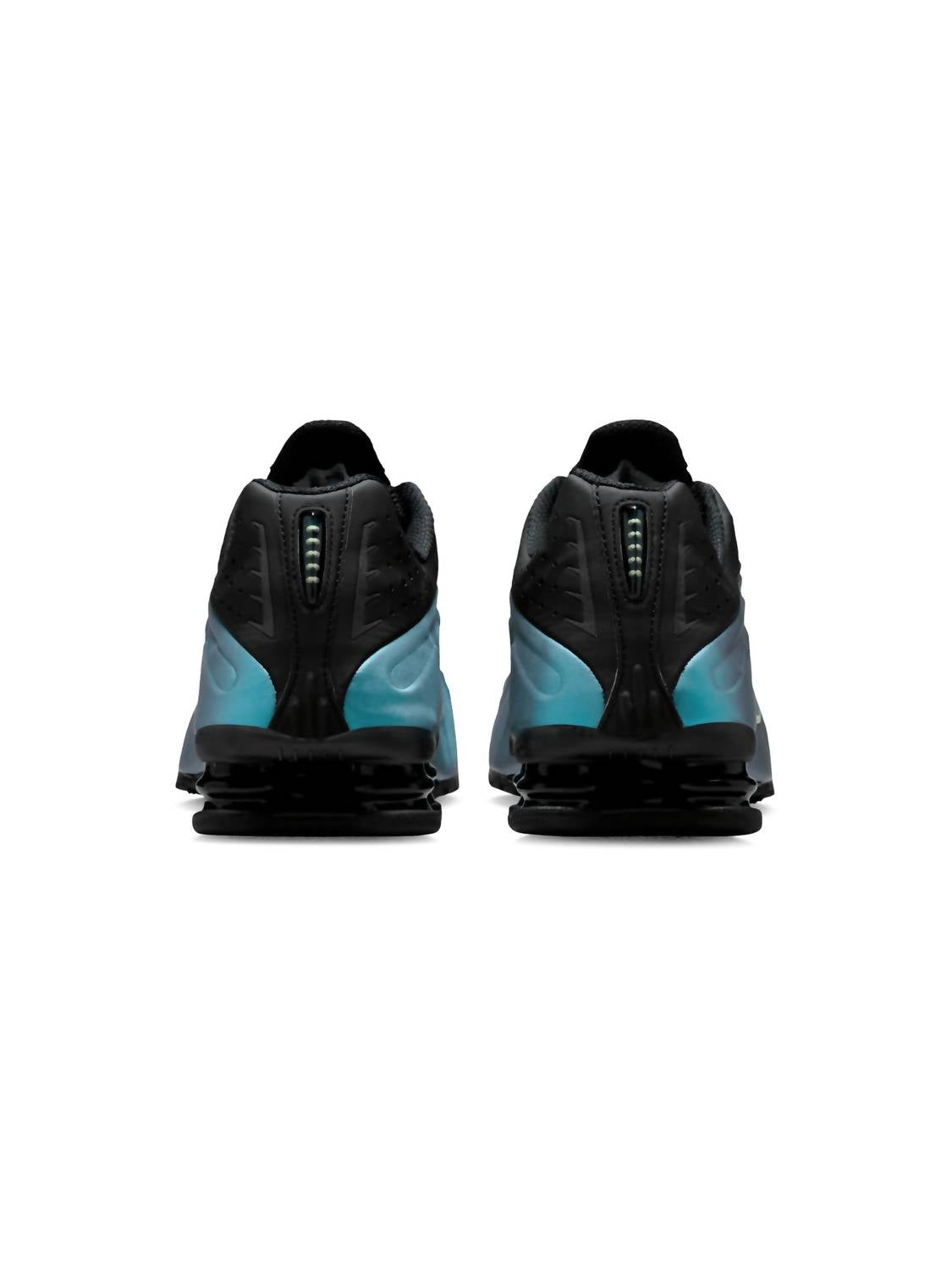 Men's Shox R4 Shoes In Sapphire/lightt Liquid Lime/pencil Point