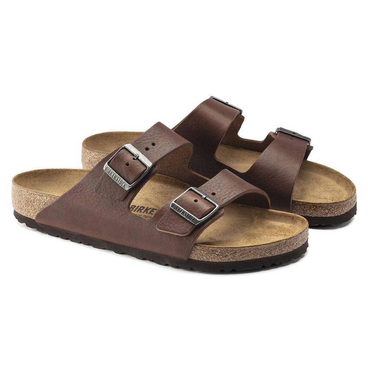 Men's Arizona Roast Hard Foot Bed Sandal In Vintage Wood