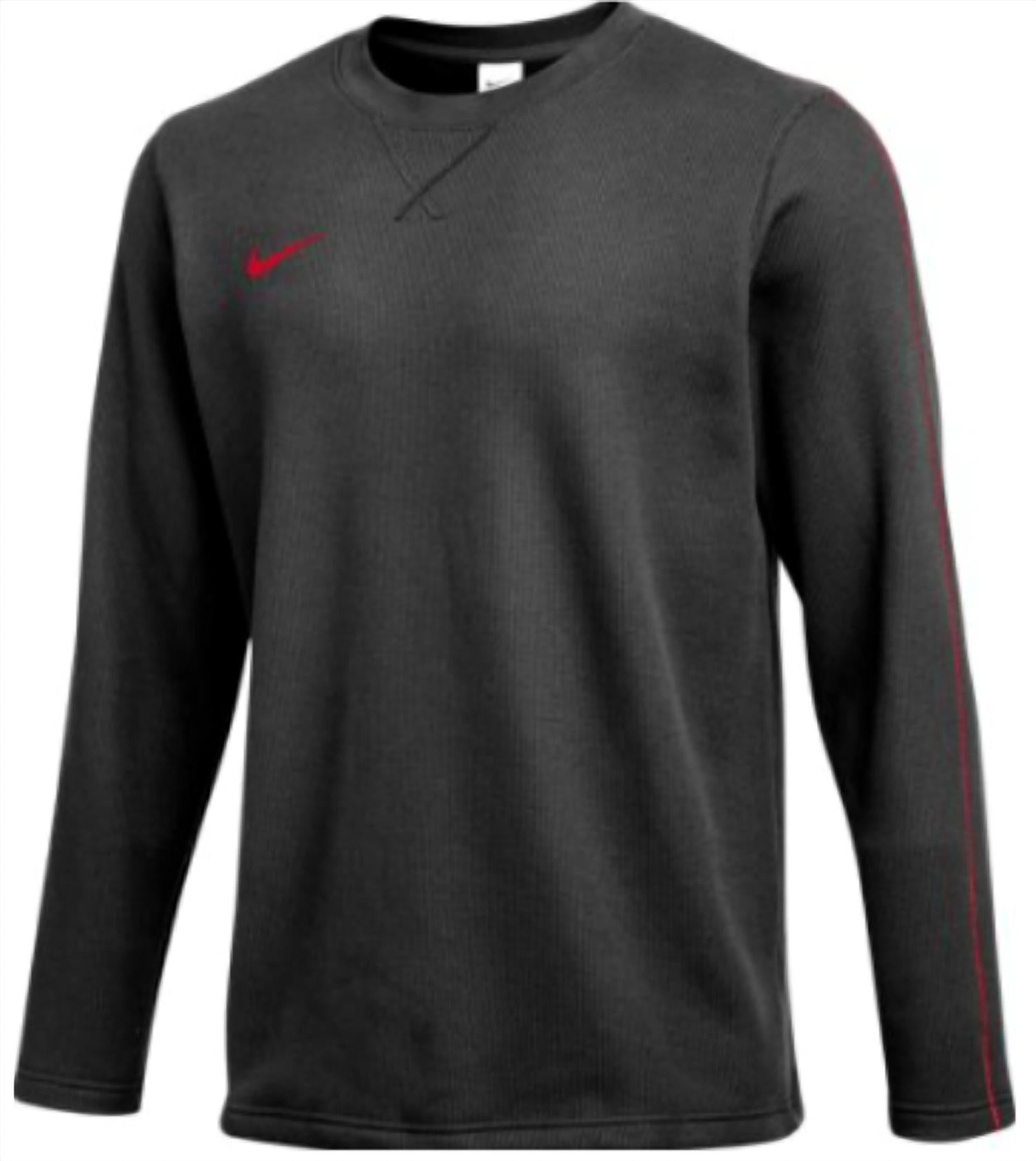 Men's Coaches Crew Top In Black/university Red