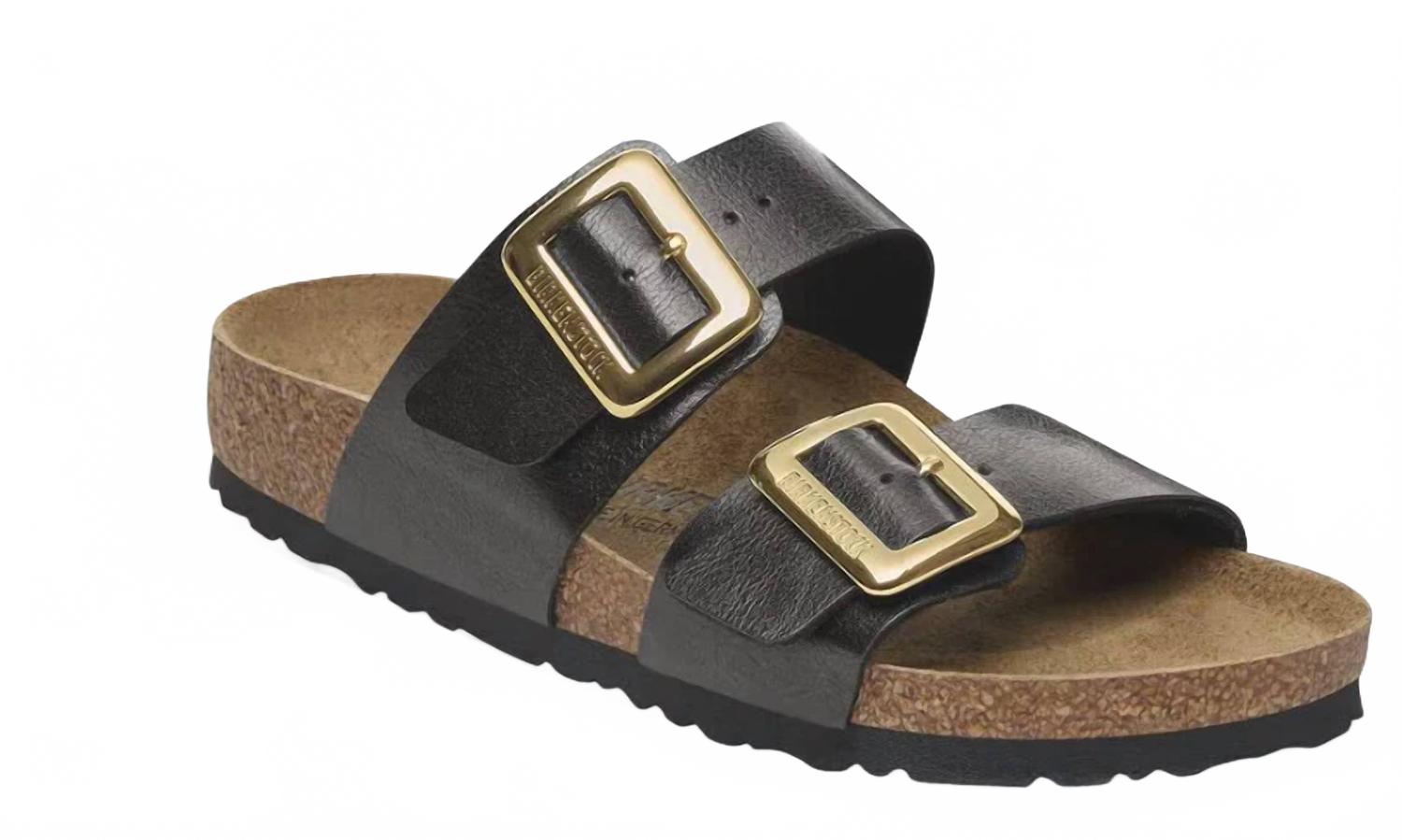 Women's Sydney Luxe Buckle Sandals In Graceful Licorice
