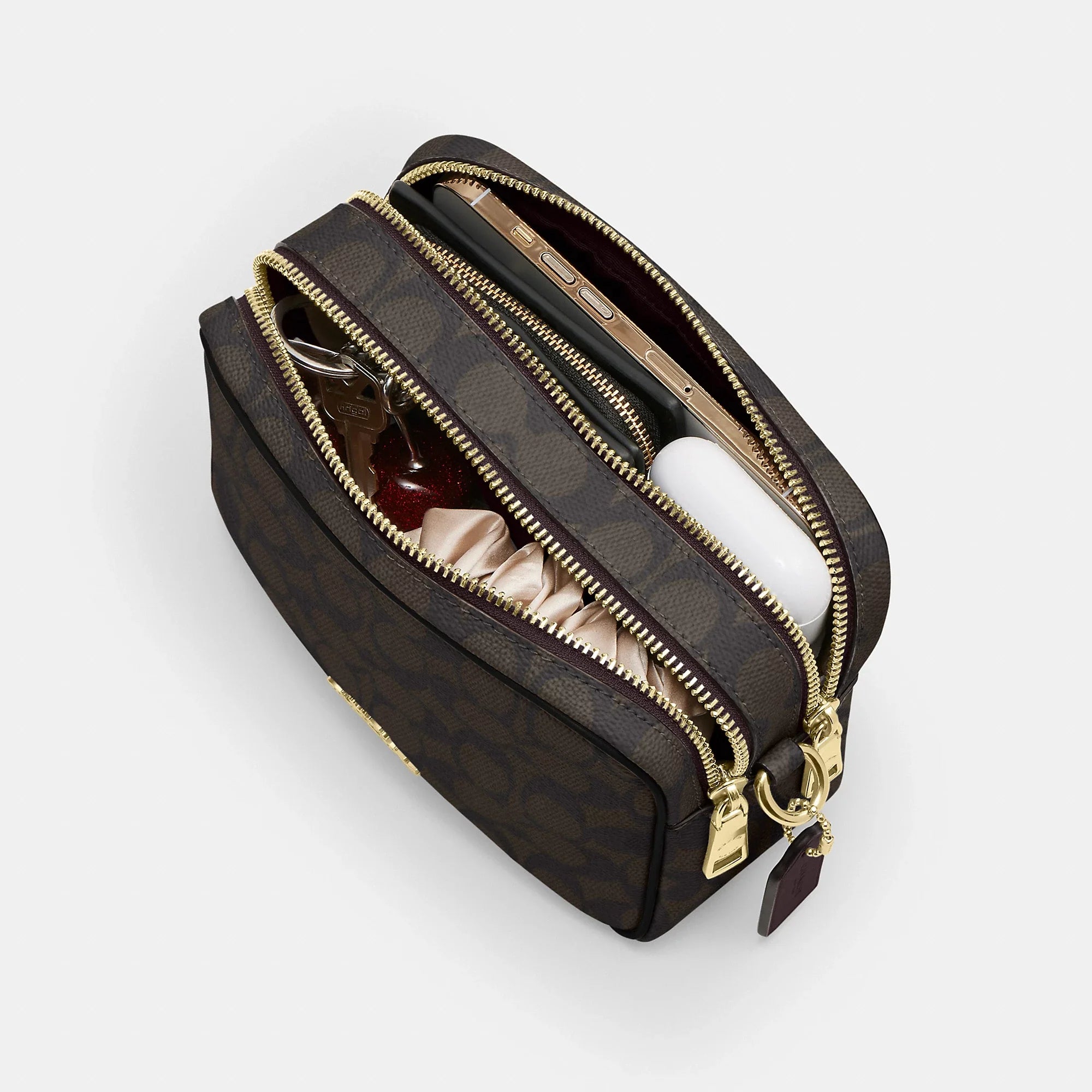 Coach Outlet Mini Carey Crossbody Bag In Signature Canvas